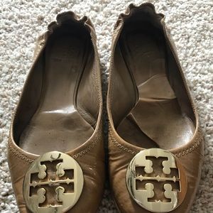 Tory Burch Minnie Flats in Nude